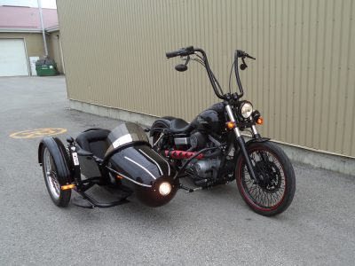 Harley Dyna Wide Glide + sidecar Bimmer S-350